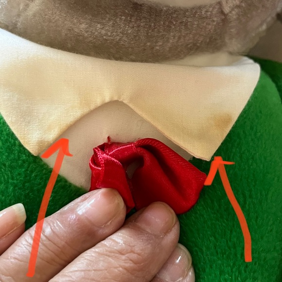 Vintage 19” Babar King of the Elephants Plush, Made in Thailand - Picture 9 of 10